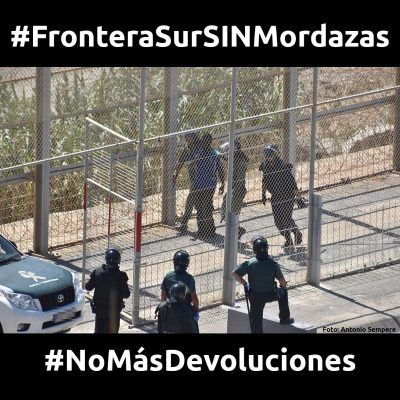 No más devoluciones en caliente. No Ley Mordaza.