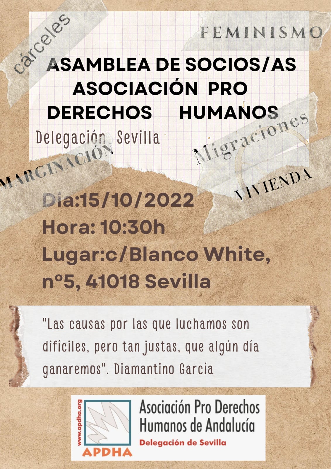 Sevilla| Asamblea Derechos Humanos Sevilla 2022