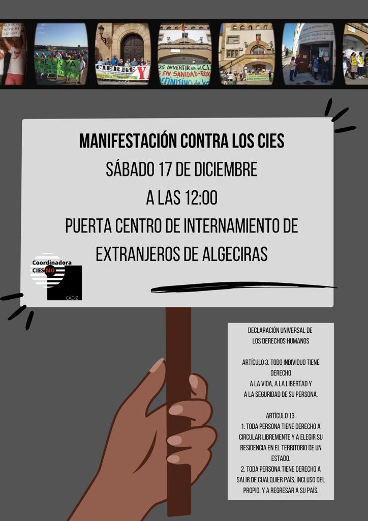Algeciras| Contra las Centros de Internamiento de Extranjeros, CIES NO❗️