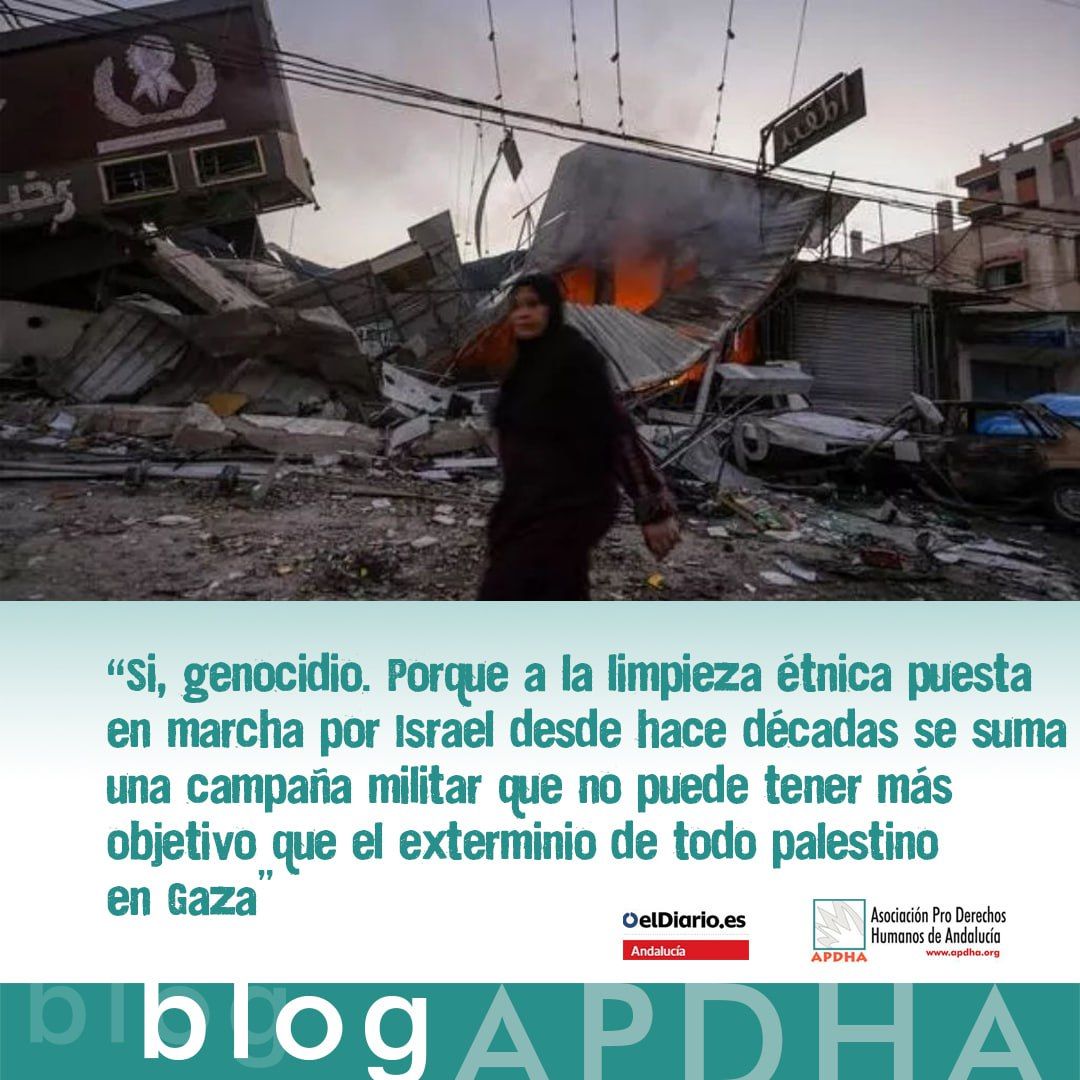 El genocidio de Gaza y la complicidad de Europa - APDHA - Asociación ...